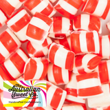 Peppermint Humbugs Rock Candy Jar 170g
