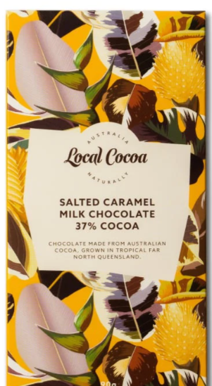 Local Cocoa Salted Caramel Milk Chocolate Bar 90g