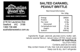 Salted Caramel Peanut Brittle 150g pack