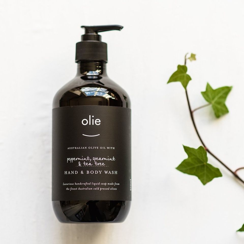 Peppermint, Spearmint & Teatree Hand and Body Wash by Olieve & Olie