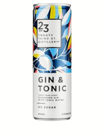23rd St. Distillery Signature Gin & Tonic 300ml
