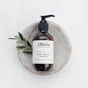 Wild Lemon Myrtle Hand and Body Cream - Olieve&Olie