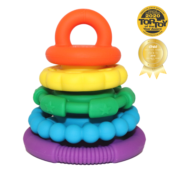 Rainbow Teething Stacker Jellystone Designs
